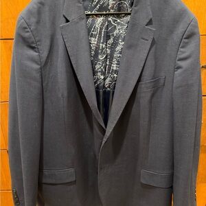 Nautica Blue Patterned Men's Suit